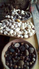 Handcrafted Tagua and ACAI seed Organic Necklace, made in ECUADOR Vegan jewelry