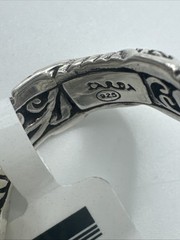 Artisan Collection of Bali moonstone elongated Sterling Silver ring Size 9
