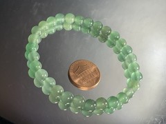 Special Price！Unique Pick ！6.4mm Green Aventurine Bracelet