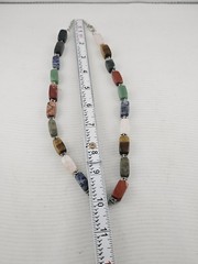 Vintage 18″ Colorful Quartz Natural Stone Crystal Necklace & Bracelet Set