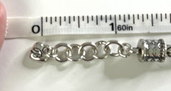 NEW Brighton Bracelet Victorian Inspired 7.5″ Silver Tone Cameo Pendant Flowers