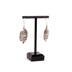 Tuareg Silver Earrings, Tribal Berber Jewelry, African Cross, Handmade