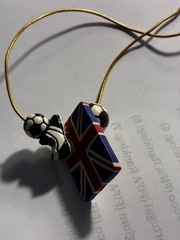 FIFA WORLD CUP 2026 FIMO FLAG BLOCK & FOOTBALL CHARMS LEATHER CORD NECKLACE