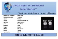 Certified White Diamond Chain Bracelet-Great Shine & Bling, Tariffs FREE