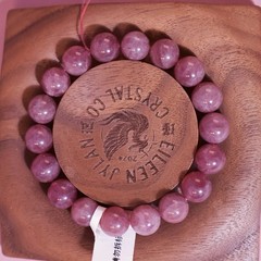 Madagascar Purple Rose Quartz Beaded Bracelet Healing Crystal For Women