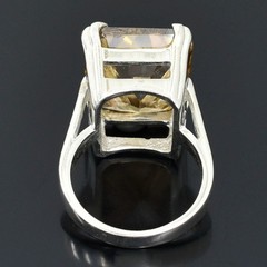 RARE 8.30 Ct Certified Champagne Diamond Ring, Great Sparkle ! Birthday Gift