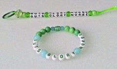 Guts-Glory-Nurse Bracelet and Key Ring-Unique