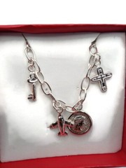 Handmade Peruvian 950 Sterling Silver Unisex Good Luck Bracelet