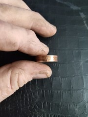 Genuine Handcrafted 1988 Queen Elizabeth II TWO PENCE Coin Ring Size 11.5 …