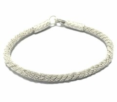 Handmade Kazaziye Bracelet Jewelry Made of 1000 Sterling Silver, Unisex Bracelet