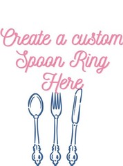 Handcrafted Silver Spoon Ring Size 14 Heart Nature Wrap Adjustable Unisex Adults
