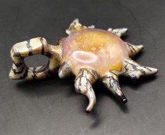 Ancient Sun Glass Pendant – (Subconscious Design) Handmade in USA