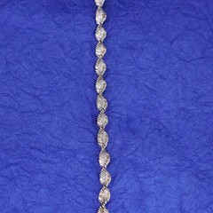 30”, Milor vermeil gold over Sterling silver necklace, 925 herringbone chain