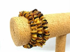 AMBER BRACELET Gift Lot 3 Set Natural BALTIC Amber Elastic Ladies 28,2g 15586