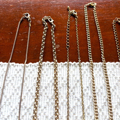 Vintage Gold Chains Various Sizes Untested
