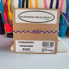 Puerto Rico Pride Bracelets, Friendship Bracelets By: Mabuhay Bracelets
