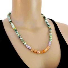 djs Sundance Azurite Sapphire Carnelian Sterling Silver Necklace Boho Lk Catalog
