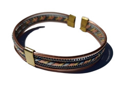 Handmade Bracelet African Twisted Copper Brass Aluminum Unisex New Made in Kenya