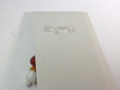 509E5 Glass Mushrooms Beaded Earrings on 925 Ear hooks