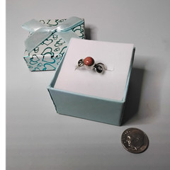 Handcrafted Goldstone Ring Size 8