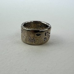 Jes Maharry Sterling Silver Strength Ring ~8 Sundance Tree Horse Artisan Jewelry