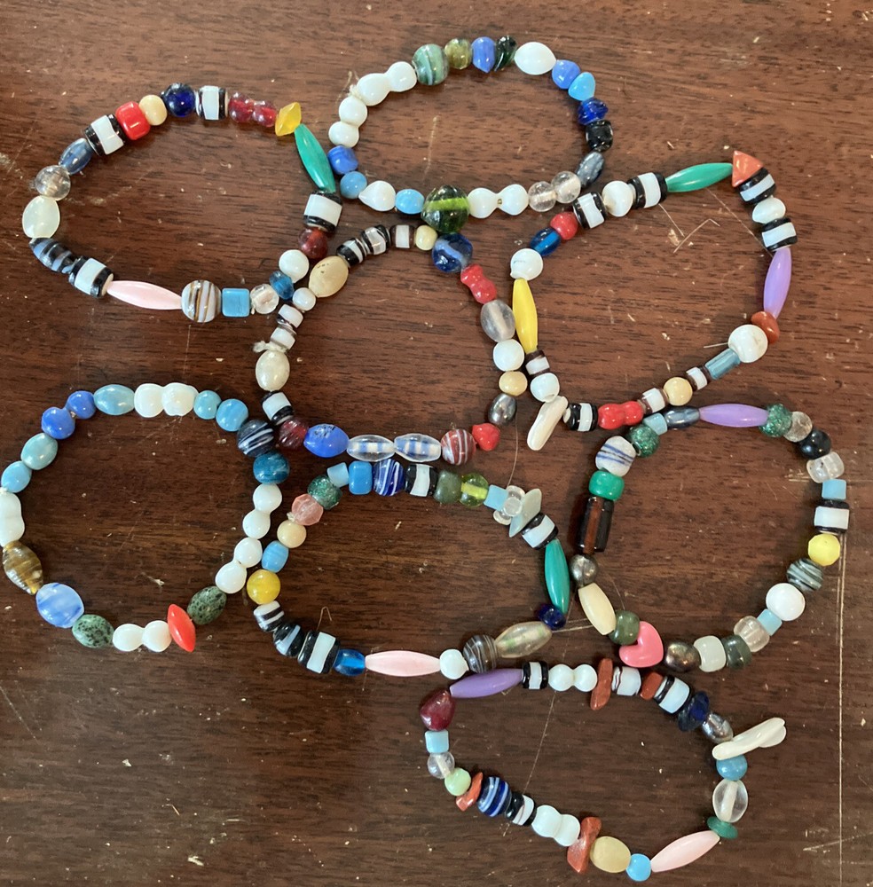 Glass Beaded Bracelet!!! Maybe Native American! FROM STORAGE UNIT!🔥