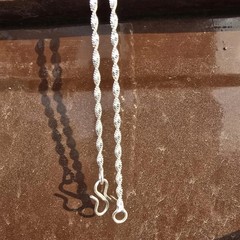 14 inch Handmade 925 Sterling Silver Necklace Chain Jewelry, Healing, Spiritual