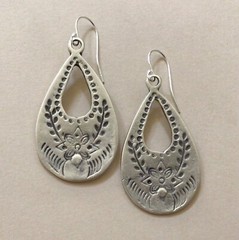 Artisan Jewelry Sterling Silver Sundance Charm Earrings