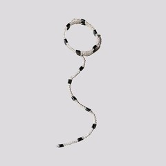 Magnetic Hematite Beaded Wrap Necklace Or Bracelet 36 Inches