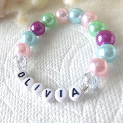 Custom Name Beads Bracelet for Kids
