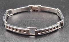 VINTAGE STERLING SILVER/925 BRACELET LONDON/UK/1990