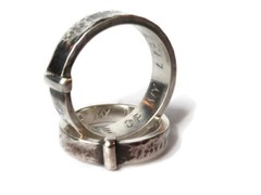 Blade & Bow – Outlander Wedding ring – Sporran Key Band – Solid Sterling replica