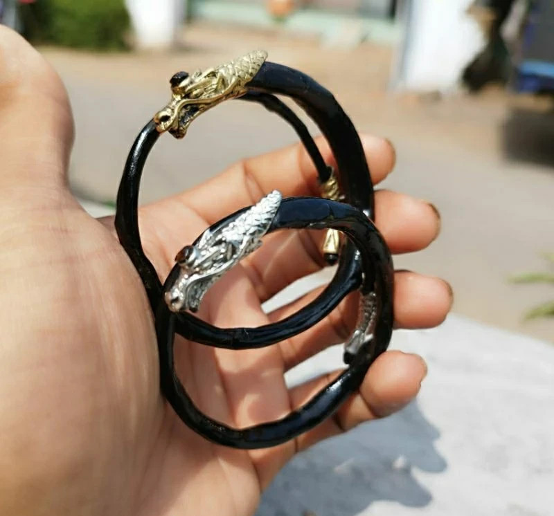 BUY 1 GET 1 Akar Bahar & Alpaca Dragon Bracelet Natural Spiritual Bangle Gift