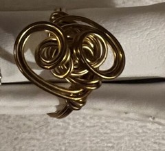 Lot Of 4 Mix Handmade Wire Rings