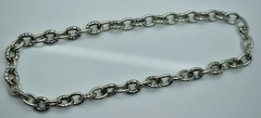 chunky unisex heavy style silverton curb links choker chain fashion jewelry 18″