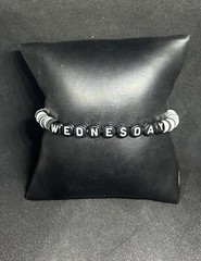 Wednesday Addams (Addams Family) Heishi Bracelet
