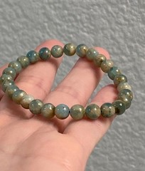 Natural Grandidierite Stretch Bracelet – Approx. 6.5mm Beads – Fits Approx 6.5”