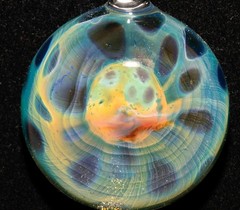 Galactic Depth Art Creation | Heady Borosilicate Jewelry | Honeycomb Glass Neck