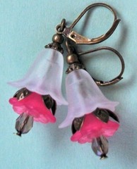 acrylic TRUMPET FLOWERS Bronze handcrafted U Choose handcrafted