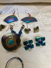 Lot of 8 pr HOLLY YASHI Retired Earrings
