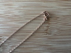 New! Freshwater Pearl & 14kt Rose Gold Filled Necklace Handmade 18 in. – N368