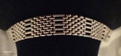 9.25 Bracelet made In Italy.. Stamped ‘Alfi ‘ it looks hand tooled –