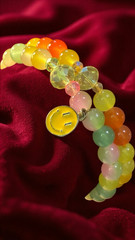 Handmade Colorful Crystal and Glass Beaded Bracelets (Set of 2)