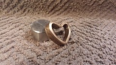 2008 Sacagawea Handcrafted Dollar Coin Heart Pendant