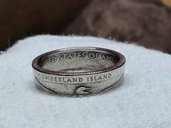CUMBERLAND ISLAND, GA. – Size 11 State Quarter Coin Ring