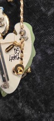 2005 ’05 Liztech Liz-tech Mother and Child Signed Pin Brooch Handmade