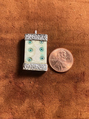 ANTIQUE HAND CARVED NEPALESE DIE PENDANT