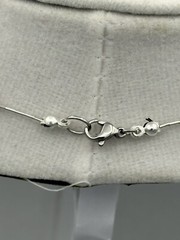 18 in Faceted Garnet And Labradorite Liquid Silver Station Necklace