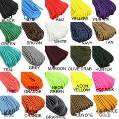 ATWOOD USA Tactical 2.4mm Paracord 275 AUTHENTIC 4strand Cord 3/32 small batch