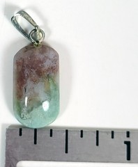 Lot of 11 Polished Stone Gemstone Art Glass Pendants ~ Cross, Turtle, Heart